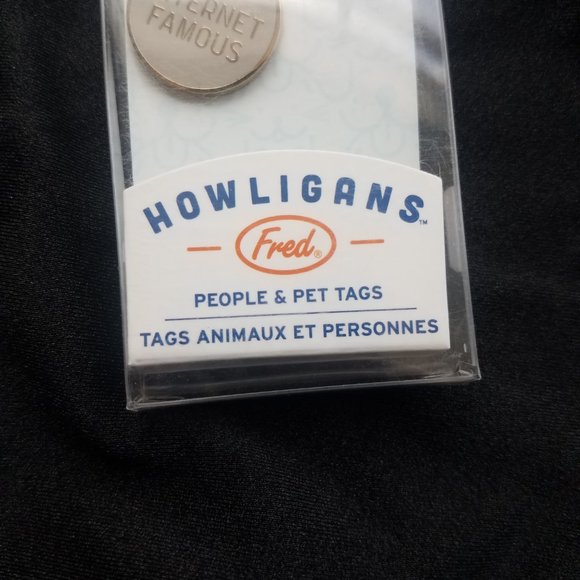Key Chain and Pet Tag matching set- HOWLIGANS- Genuine Fred - Picture 5 of 5